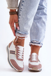 Leather Sports Shoes S.Barski AL21575 White-Pink