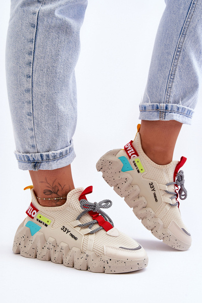 Slip-on Trendy Sneakers Beige Evolution