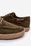 Men's Lace-up Espadrilles Big Star NN174055 Khaki