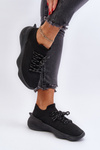 Women's Black Slip-On Sports Shoes Juhitha