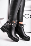 Women’s Boots Leather Warm Black Laura Messi 2055