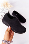 Children's Slip-On Sneakers Black School Trip