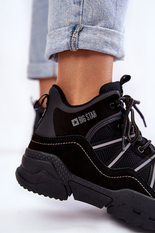 Trapery Damskie Czarne Memory Foam Big Star KK274218