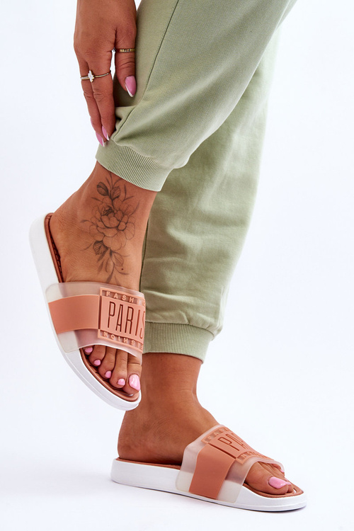 Klapki Damskie Sportowe Nude Sunrise