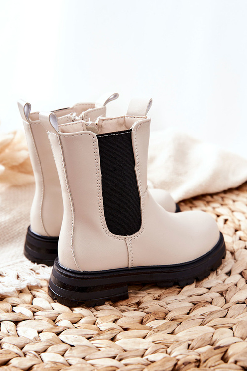 Children's Boots Insulated Beige Alanya