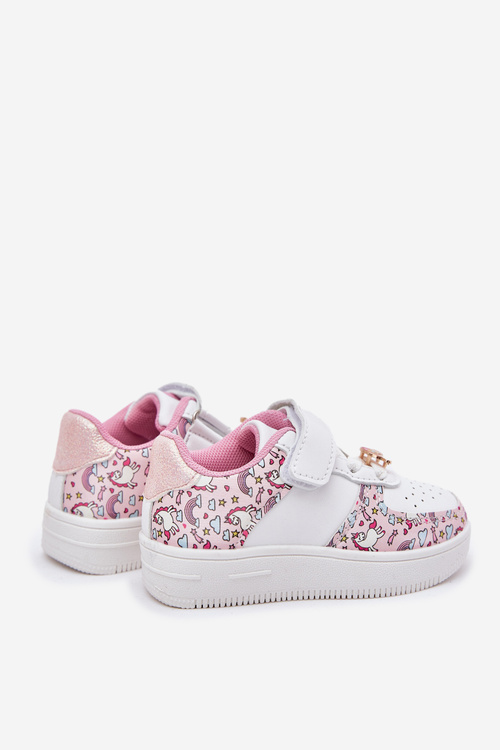 Children's sneakers sports shoes unicorns pink Thalia