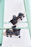 Comfortable Children's Sandals Dark Grey Samell