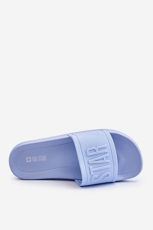 Women's Slippers Big Star HH274A042 Light blue