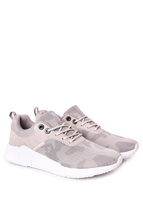 Męskie Sportowe Buty Memory Foam Big Star HH174139 Szare