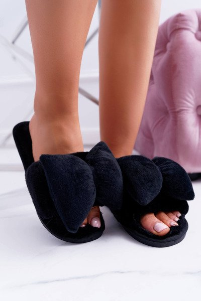 Black Women's Lu Boo Large Floppy Cocktail Flip Flops