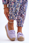 Women's Classic Platform Espadrilles Violet Maurine