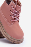 Children's Trapper Boots with a Zip Pink Bansi