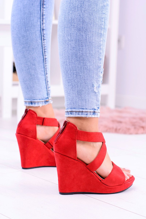 Comfortable Women's Red Sandals Anchor Sandals Mirabet