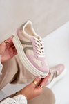 Women's Sneakers With Braiding On Platform Multicolor Lesida