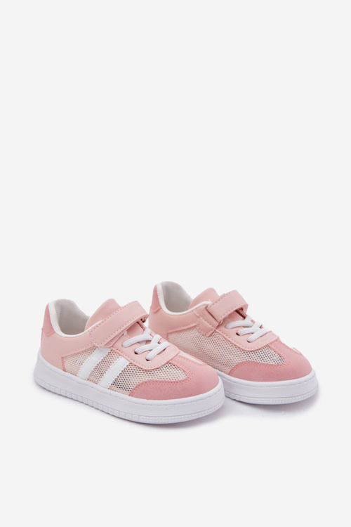 Children's Velcro Sneakers Pink Sepovia