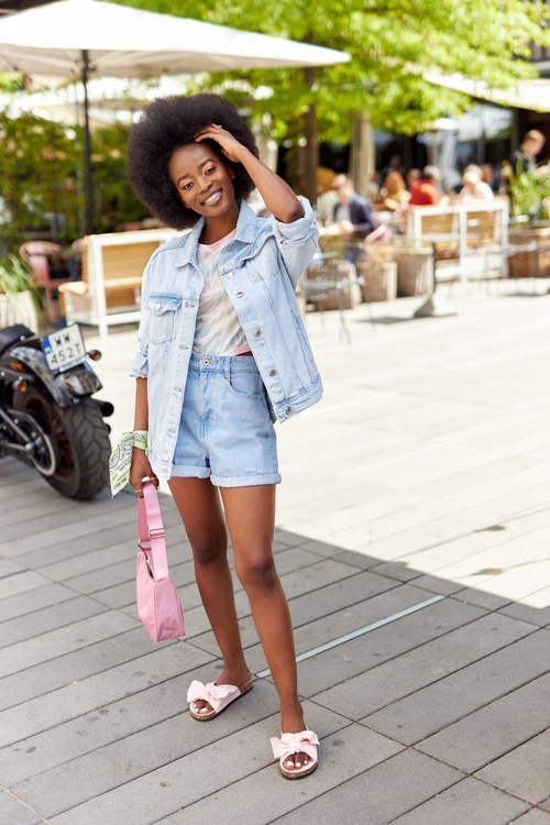 Cork Sole Flip Flops Powder Pink Wendy