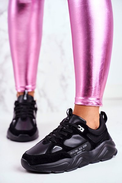 Buty Sportowe Sneakersy Big Star Czarne GG274654