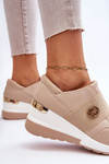 Women's Slip-on Sports Shoes Beige Jonas