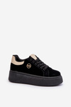 Women's Platform Sneakers Black Eshen