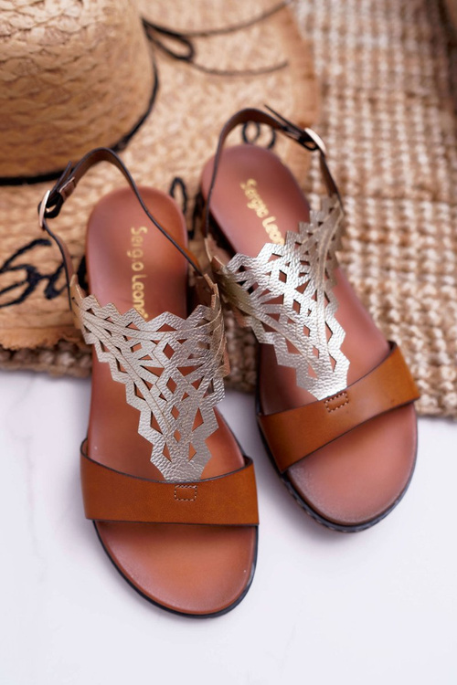 Women's Flat Sandals Sergio Leone SK011 Camel Lirielle