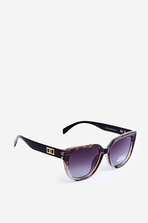 Women's Sunglasses with Gold Details UV400 Black-Pink