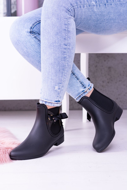 Black Matte Women's Lace-up Kalo Slippers Someday