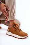 Buty Trekkingowe Trapery Damskie Ocieplane Camel Otto