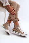 Women's Classic High Sneakers Beige Remos