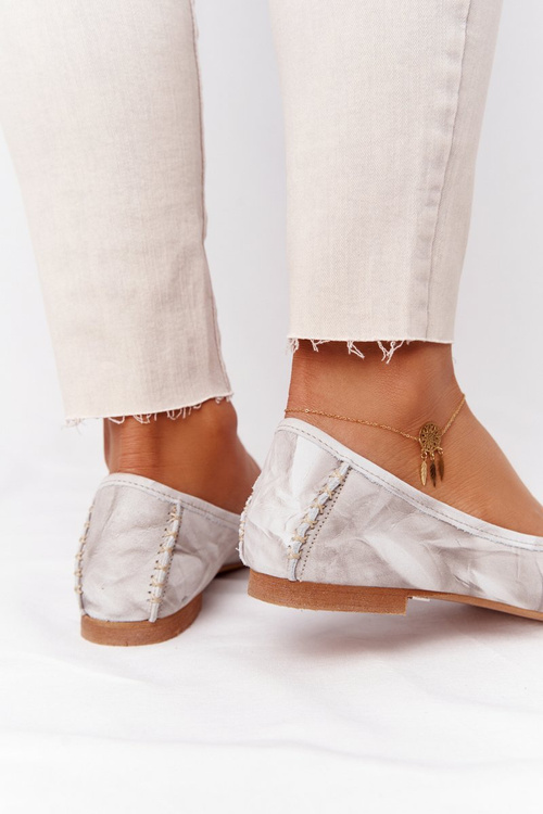 Classic Leather Women’s Ballerinas Maciejka 01358-44 Beige