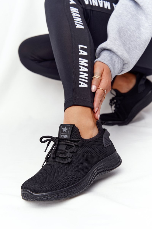 Buty Sportowe Wiązane Czarne Roxy