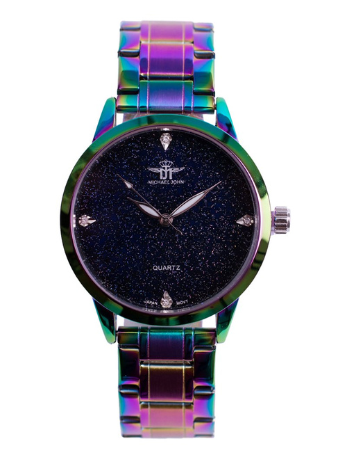 Damski Zegarek Michael John Yves Multicolor Benzynowy 