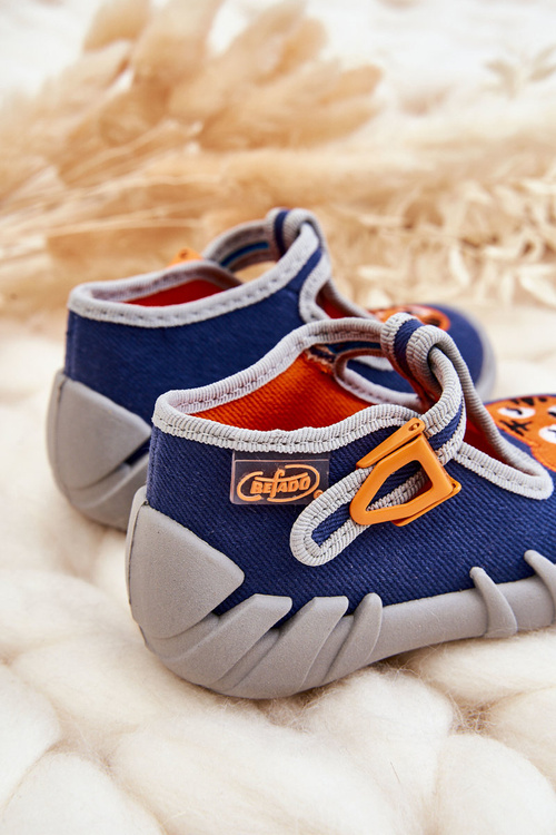 Shoes Befado slippers Tiger 110P462 Navy