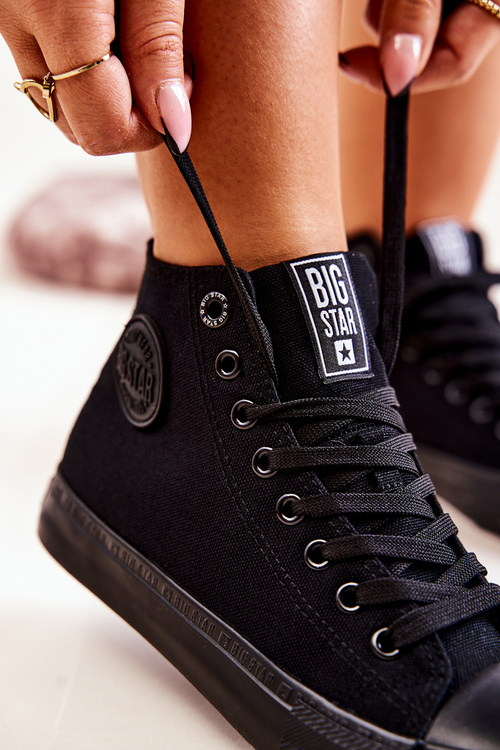 Women's High Sneakers Big Star FF274A170 Black
