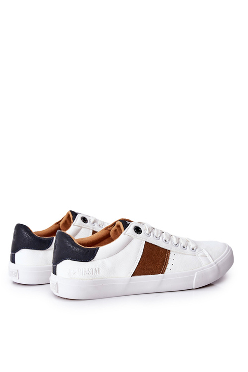Leather Sneakers Big Star II174037 White-Beige