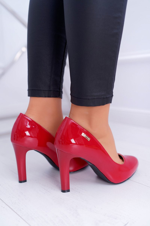 Women's Lacquered pumps Sergio Leone Red Campbell