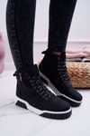 Women's Sports Shoes Big Star High Black EE274221