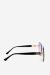 Women's Sunglasses with UV Filter Black-Golden