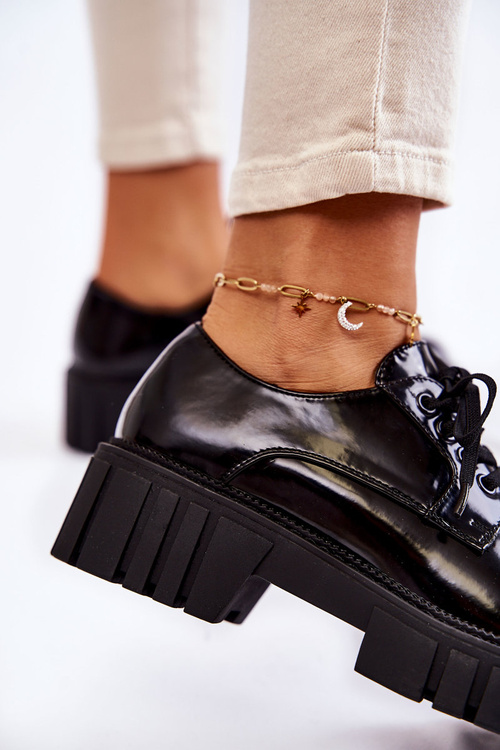 Fashionable Laquered Shoes La.Fi 210013B-NL Black