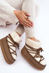 Women's Padded Snow Boots Brown Rohes