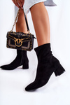 Suede Women's High Boots Black Gloriss
