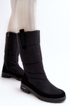 Women's Padded Snow Boots Progress PROGJ-22-136 Black