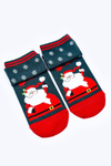 Women's Christmas Santa Claus Socks COSAS Green