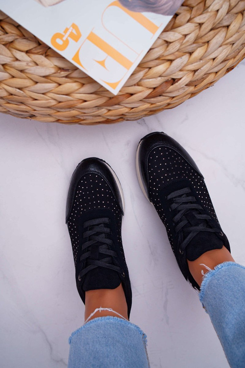 Women's Sport Shoes Black Sergio Leone Ondar