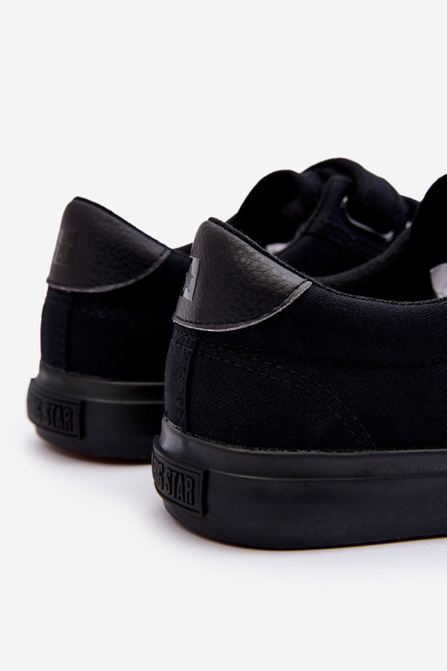 Men's Low Textile Sneakers Big Star LL174078 Black