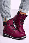 Women’s Flat Hiking Boots Bordeaux Grunders