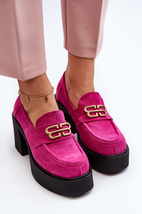 Zazoo 20170 Women's Suede Pumps in Pink