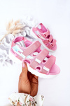 Children's Sport Velcro Sandals Pink Flyn