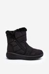 Warm Wedge Snow Boots Black Calena