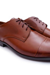 Men's Elegant Shoes Bednarek Leather Brown Dawidos