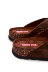Men's Comfortable Slippers Big Star JJ176006 Brown